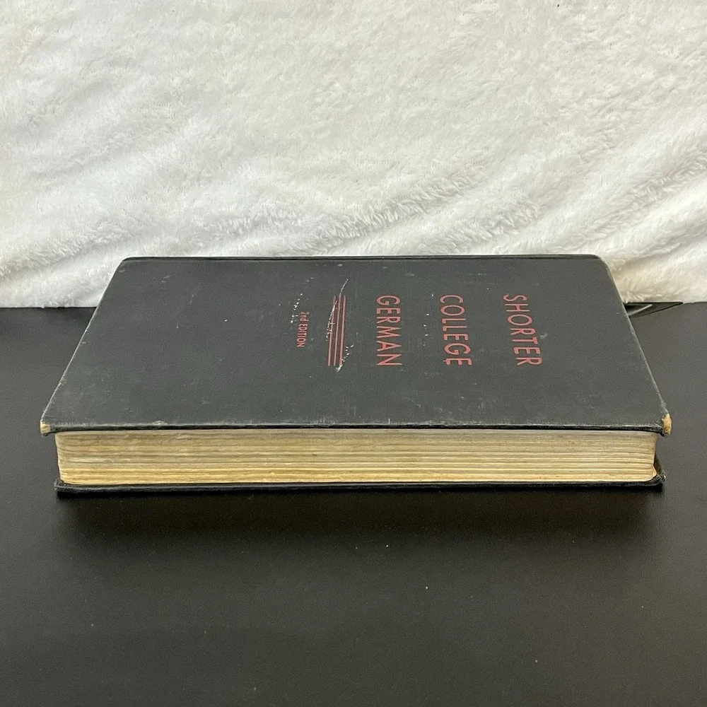 Shorter College German Hardcover Book 1949 Marshall Blakemore Evans Ohio St Univ